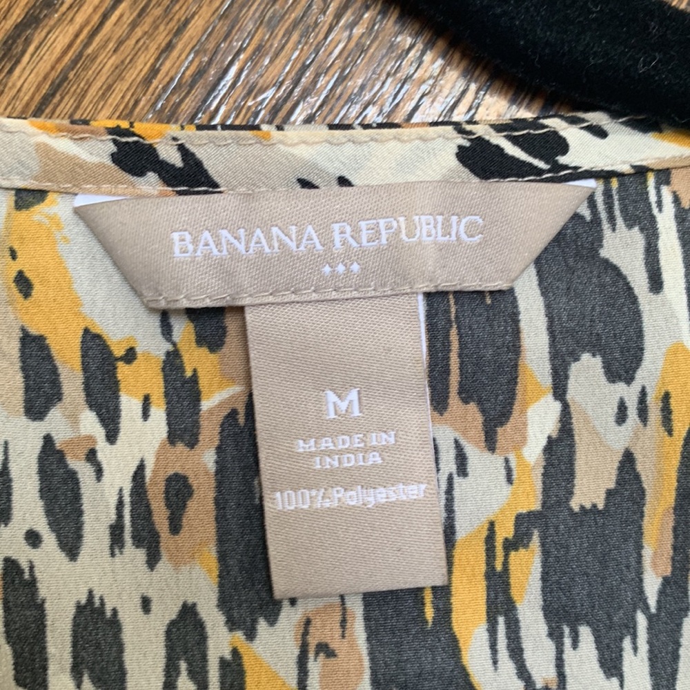 Banana Republic Ruffled Button Down Shell - image 2